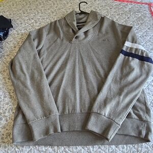 Men's Gray Pullover SweatShirt Sz XL